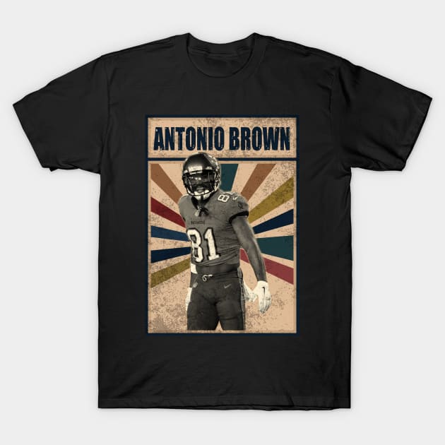 Tampa Bay Buccaneers Antonio Brown T-Shirt by RobinaultCoils